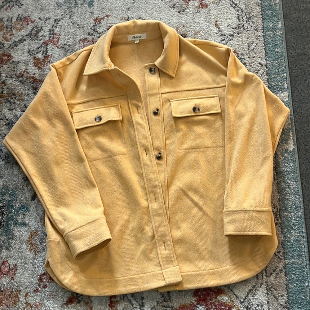 Madewell Brushed Herringbone Shacket
